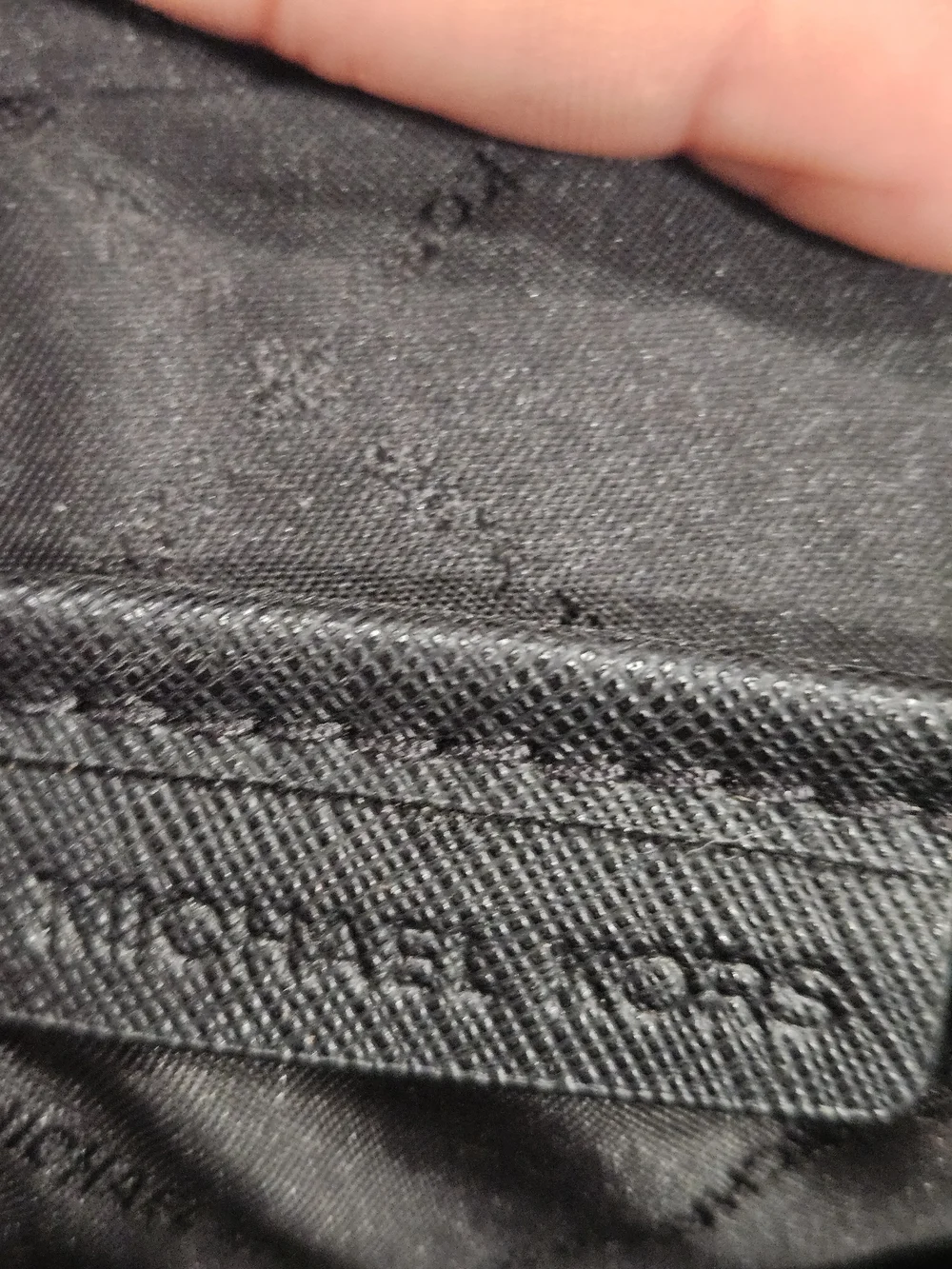 Michael Kors Black Saffiano Leather Crossbody Bag